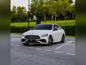 Mercedes-Benz  C-Class  200  2023  Automatic  35,000 Km  4 Cylinder  Rear Wheel Drive (RWD)  Sedan  White  With Warranty
