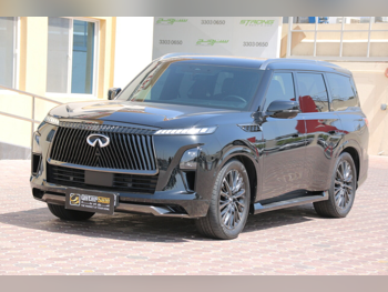 Infiniti  QX  80  2025  Automatic  18,000 Km  8 Cylinder  Four Wheel Drive (4WD)  SUV  Black  With Warranty