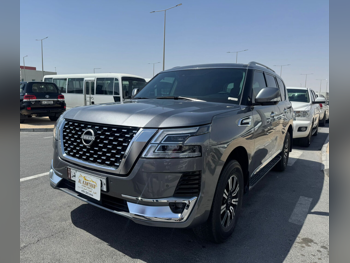 Nissan  Patrol  Titanium  2023  Automatic  37,000 Km  6 Cylinder  Four Wheel Drive (4WD)  SUV  Gray  With Warranty
