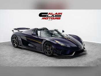 Koenigsegg  Regera  2019  Automatic  598 Km  8 Cylinder  Rear Wheel Drive (RWD)  Convertible  Purple