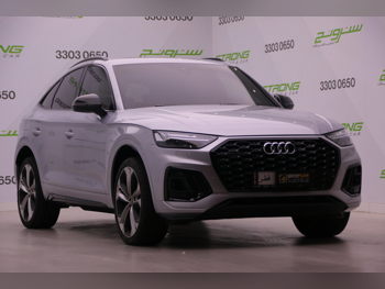 اودي  كيو 5  45 TFSI Quattro  2022  اوتوماتيك  24,500 كم  5 سلندر  دفع رباعي  اس يو في  فضي  تحت الضمان