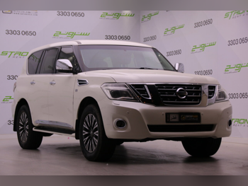 Nissan  Patrol  Titanium  2017  Automatic  122,000 Km  8 Cylinder  Four Wheel Drive (4WD)  SUV  White