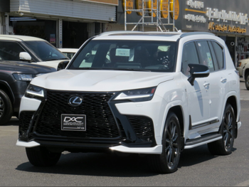 لكزس  ال اكس  600 اف سبورت  2025  اوتوماتيك  0 كم  6 سلندر  دفع رباعي  اس يو في  أبيض  تحت الضمان