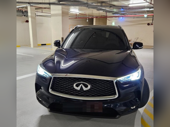 Infiniti  QX  50  2021  Automatic  38,500 Km  4 Cylinder  All Wheel Drive (AWD)  SUV  Dark Blue  With Warranty