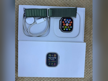 ساعات ذكية - ابل  الترا  - متوافق مع أي او اس  - ذهبي