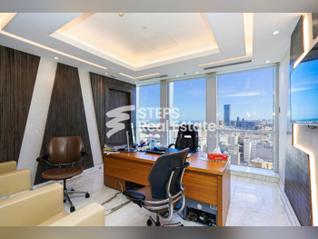 مكاتب تجارية - مفروشة بالكامل  - الدوحة  - السد
