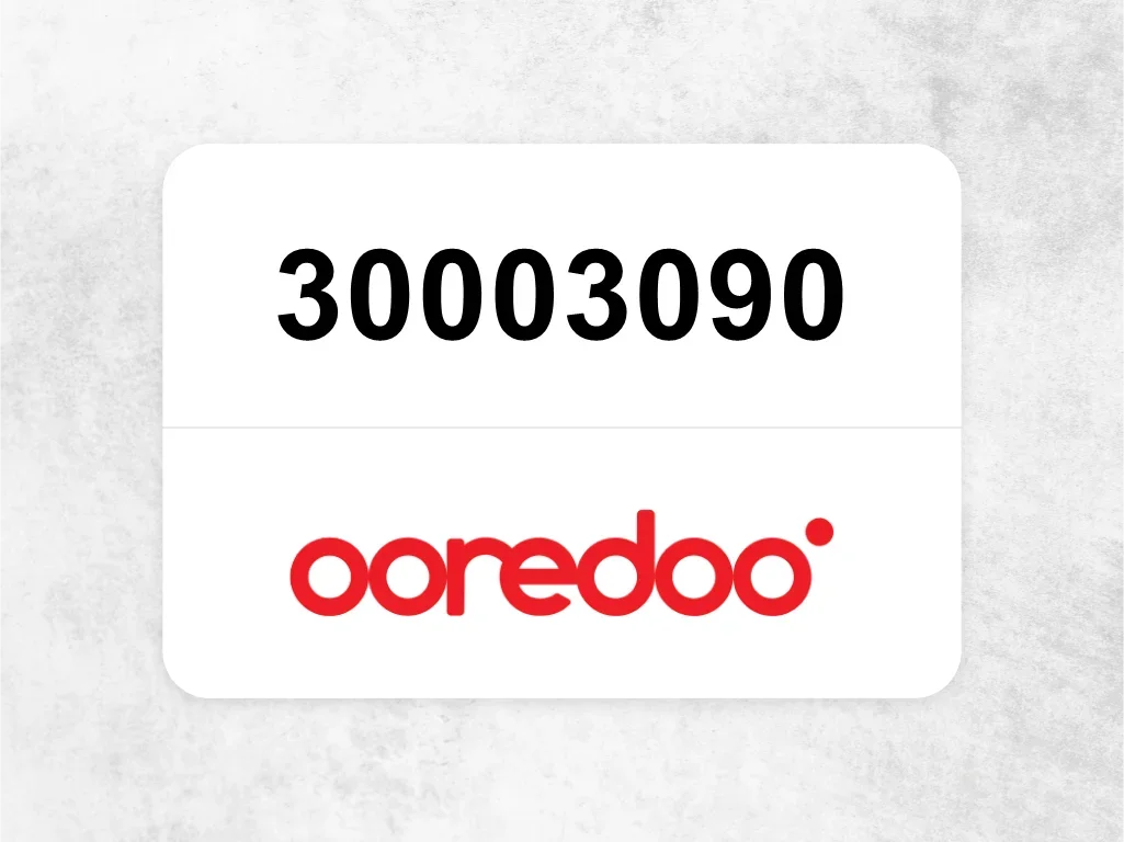 Ooredoo Mobile Phone  30003090