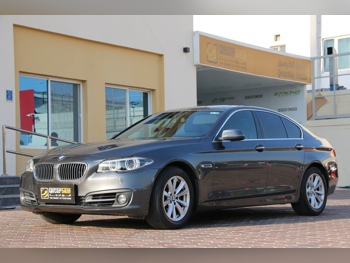 BMW  5-Series  520i  2016  Automatic  110,000 Km  4 Cylinder  Rear Wheel Drive (RWD)  Sedan  Gray