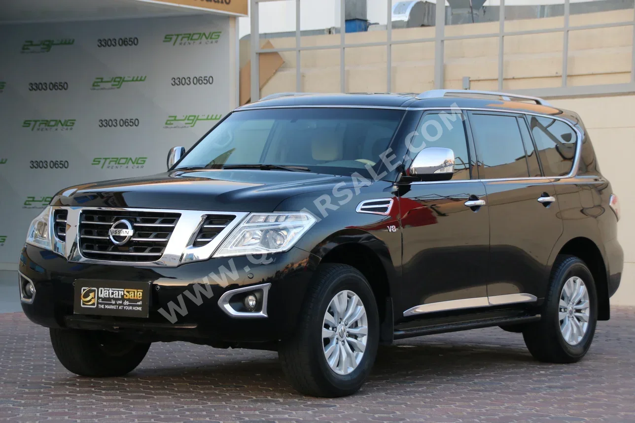 نيسان  باترول  اس اي  2015  اوتوماتيك  218,000 كم  8 سلندر  دفع رباعي  اس يو في  أسود