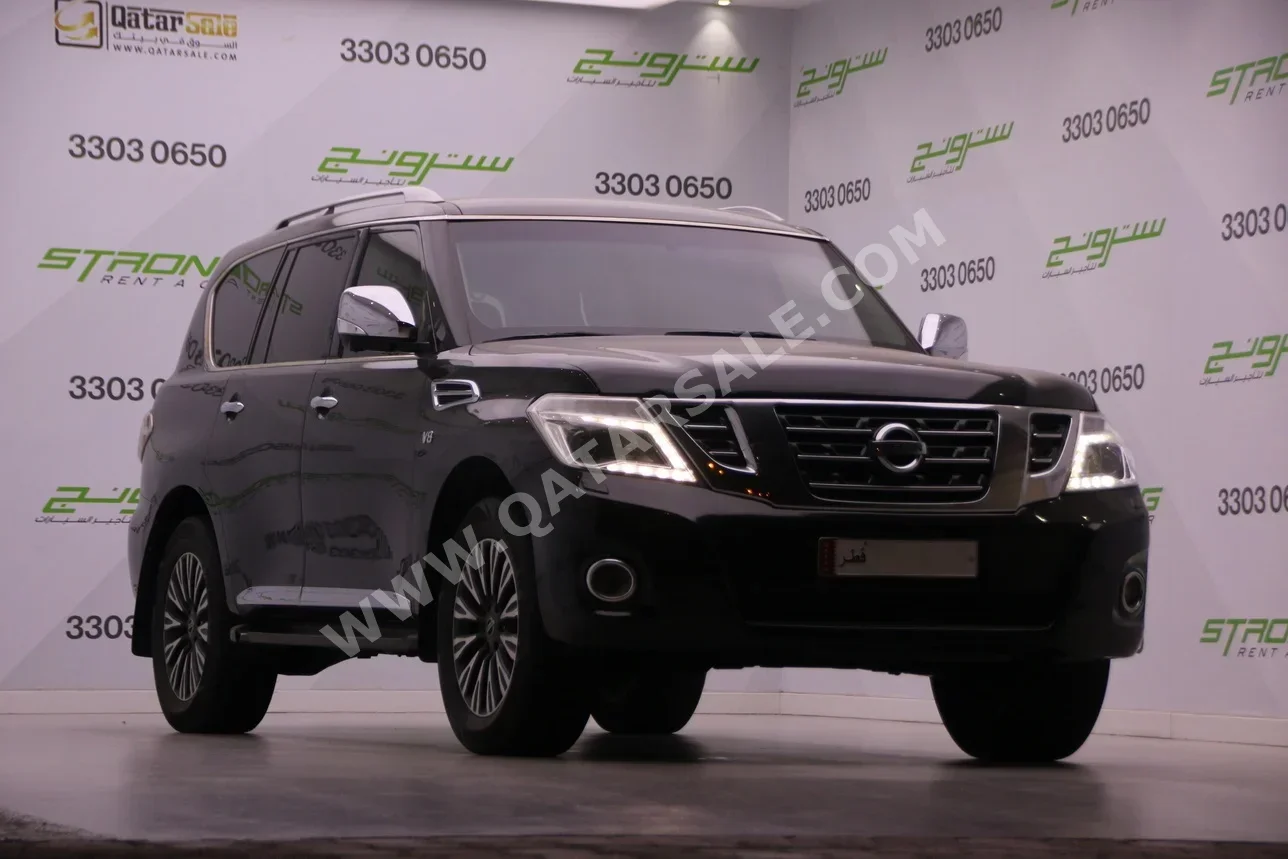 نيسان  باترول  بلاتنيوم  2014  اوتوماتيك  208,000 كم  8 سلندر  دفع رباعي  اس يو في  أسود