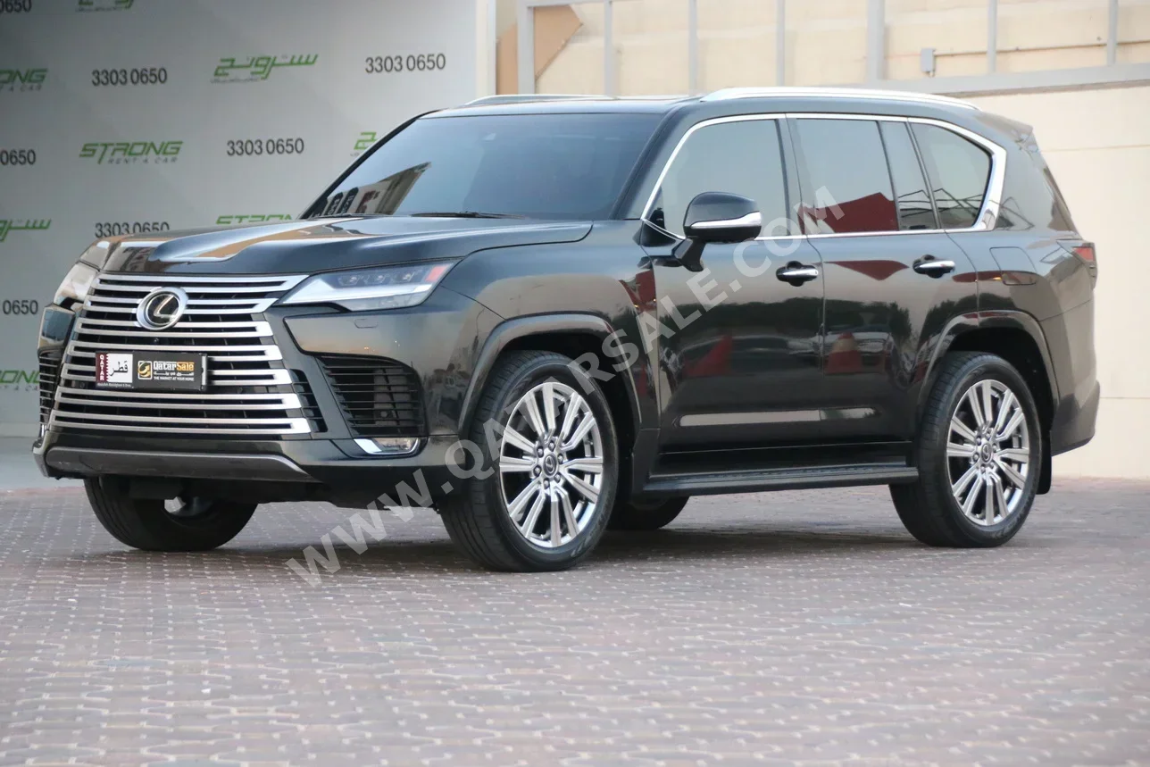 Lexus  LX  600 VIP  2023  Automatic  46,000 Km  6 Cylinder  Four Wheel Drive (4WD)  SUV  Black  With Warranty