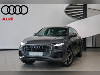 Audi  Q8  2023  Automatic  18,000 Km  6 Cylinder  All Wheel Drive (AWD)  SUV  Gray  With Warranty