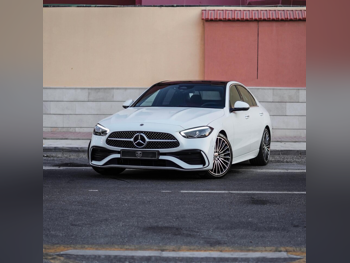 Mercedes-Benz  C-Class  200 AMG  2025  Automatic  3,000 Km  4 Cylinder  Rear Wheel Drive (RWD)  Sedan  White  With Warranty