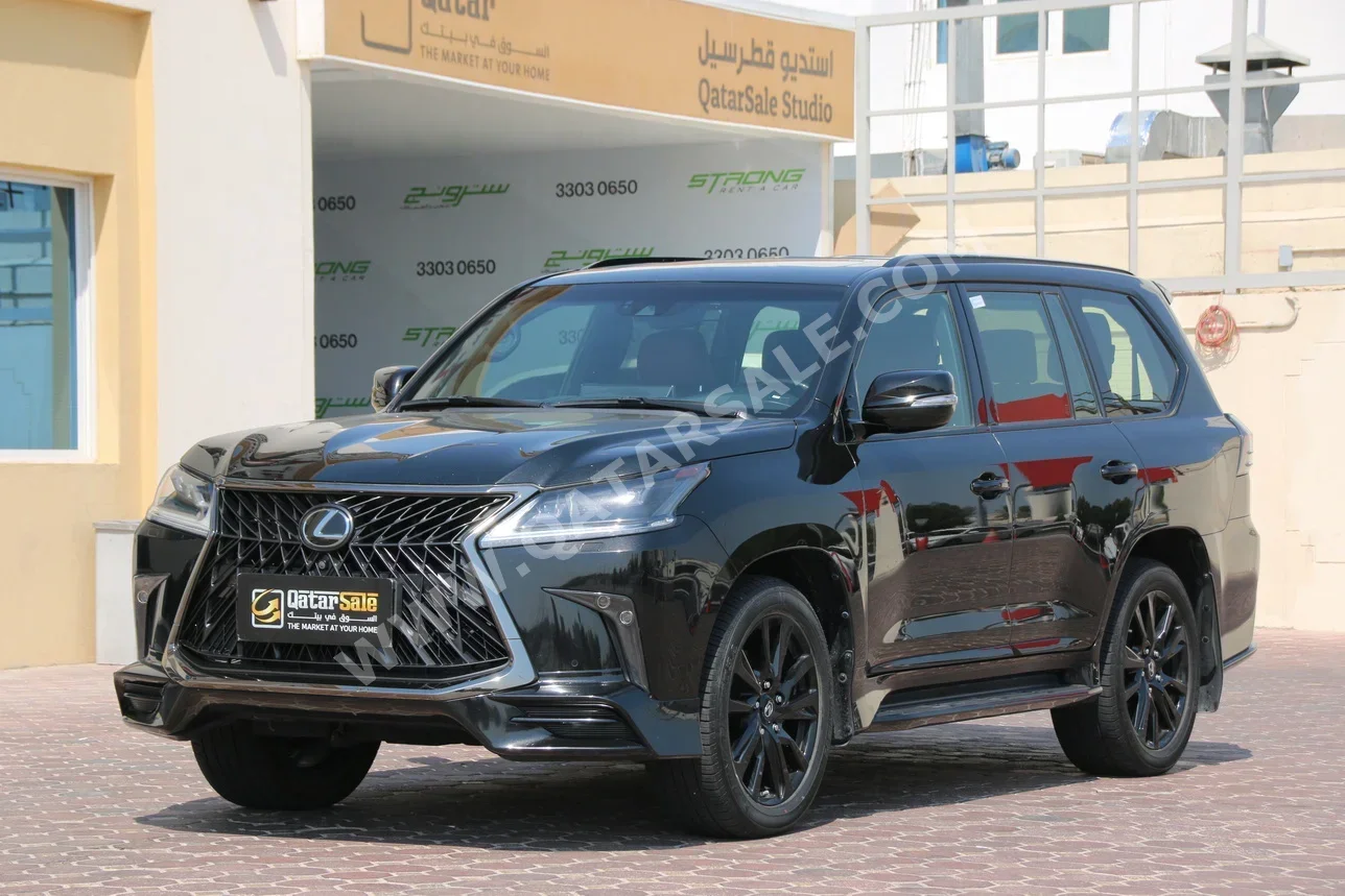 Lexus  LX  570 S Black Edition  2020  Automatic  96,000 Km  8 Cylinder  Four Wheel Drive (4WD)  SUV  Black