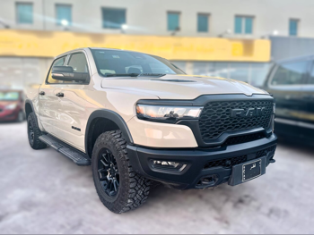 دودج  رام  ريبل اكس  2025  اوتوماتيك  21,000 كم  6 سلندر  دفع رباعي  بيكب  بيج  تحت الضمان