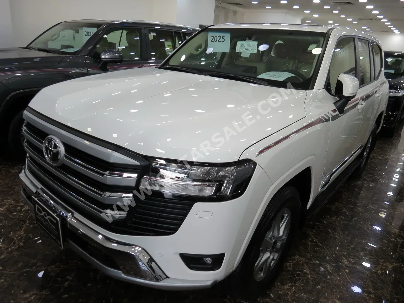 تويوتا  لاند كروزر  جي اكس ار  2025  اوتوماتيك  0 كم  6 سلندر  دفع رباعي  اس يو في  أبيض  تحت الضمان