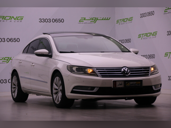 Volkswagen  Passat  CC  2015  Automatic  126,000 Km  4 Cylinder  Front Wheel Drive (FWD)  Sedan  White