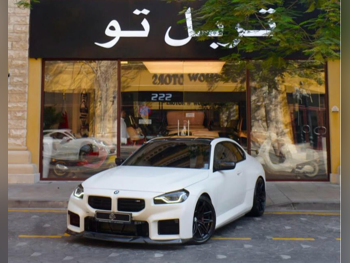 بي ام دبليو  الفئة - ام  2  2023  اوتوماتيك  12,800 كم  6 سلندر  دفع خلفي  كوبيه \ سبورت  أبيض  تحت الضمان