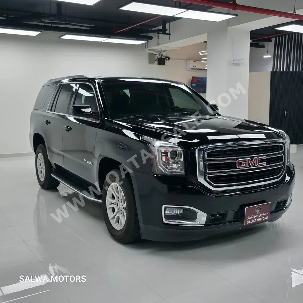 GMC  Yukon  SLE  2018  Automatic  175,000 Km  8 Cylinder  Rear Wheel Drive (RWD)  SUV  Black