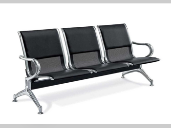 3 مقاعد وكرسي  - أسود