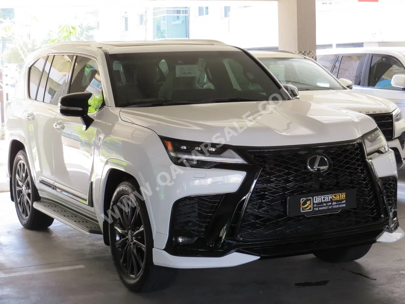 Lexus  LX  600 F Sport  2024  Automatic  7,500 Km  6 Cylinder  Four Wheel Drive (4WD)  SUV  White  With Warranty