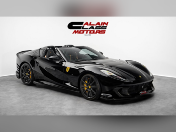 Ferrari  812  Superfast  2024  Automatic  112 Km  12 Cylinder  Rear Wheel Drive (RWD)  Convertible  Black