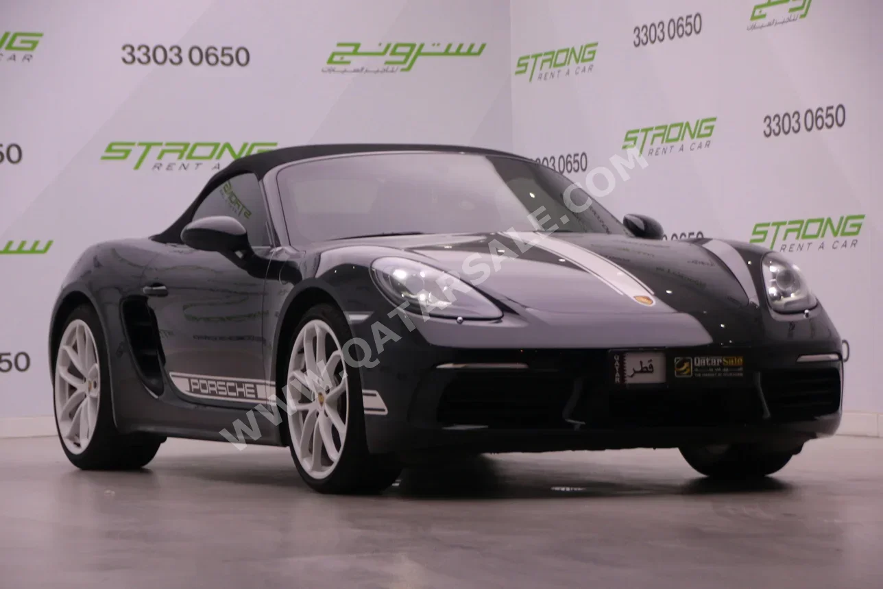 Porsche  Boxster  718  2024  Automatic  8,500 Km  4 Cylinder  Rear Wheel Drive (RWD)  Convertible  Black  With Warranty