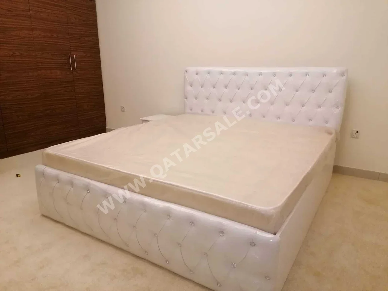 Beds - King  - White  - Mattress Included