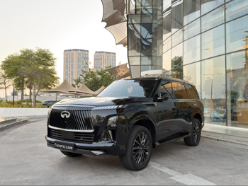 Infiniti  QX  80  2025  Automatic  18,000 Km  6 Cylinder  Four Wheel Drive (4WD)  SUV  Black  With Warranty