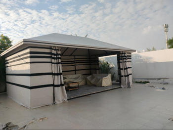 Camping Tent 7 Person  Camel Crown  Beige  Qatar  400 CM  600 CM