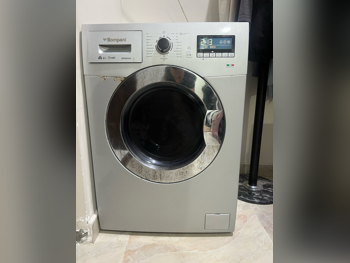 غسالة ملابس & الكل في واحد غسالة تحميل أمامي  فضة