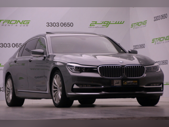 BMW  7-Series  730 Li  2019  Automatic  59,000 Km  4 Cylinder  Rear Wheel Drive (RWD)  Sedan  Gray