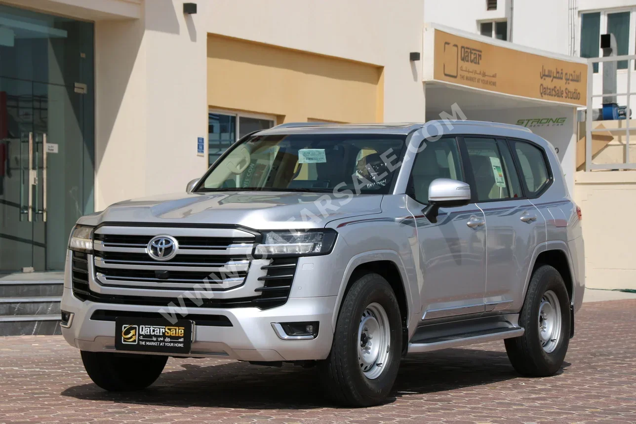 Toyota  Land Cruiser  GXR Twin Turbo  2024  Automatic  15,000 Km  6 Cylinder  Four Wheel Drive (4WD)  SUV  Silver  With Warranty