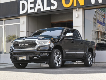 دودج  رام  لميتد  2024  اوتوماتيك  50,000 كم  8 سلندر  دفع رباعي  بيكب  أسود  تحت الضمان