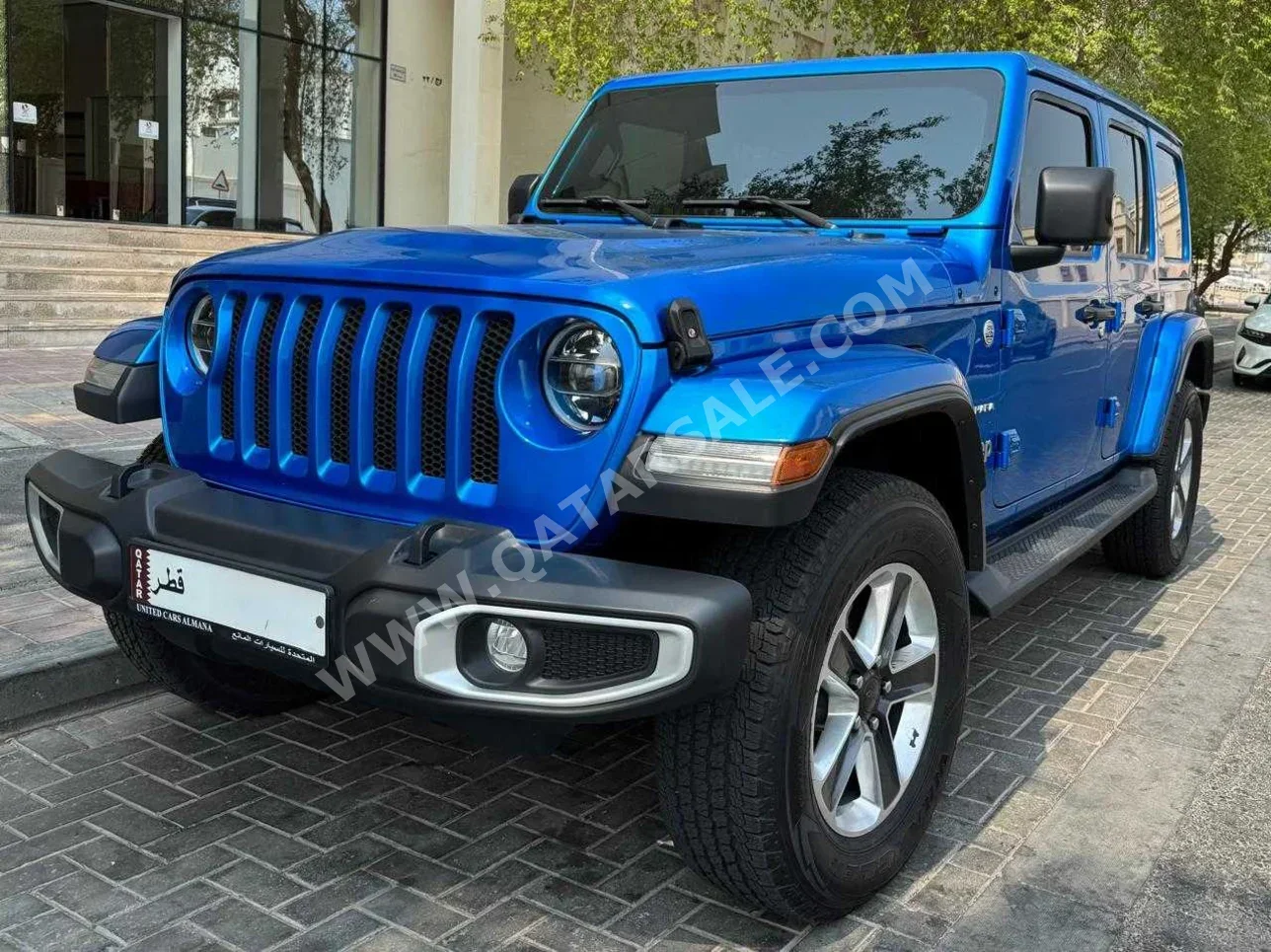 Jeep  Wrangler  Sahara  2022  Automatic  34,000 Km  6 Cylinder  Four Wheel Drive (4WD)  SUV  Blue  With Warranty