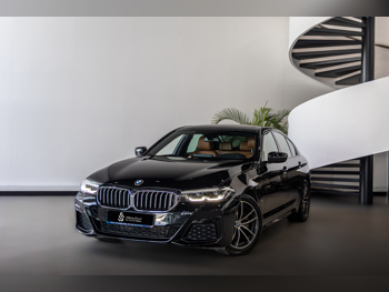 BMW  5-Series  520i  2021  Automatic  76,900 Km  4 Cylinder  Rear Wheel Drive (RWD)  Sedan  Black