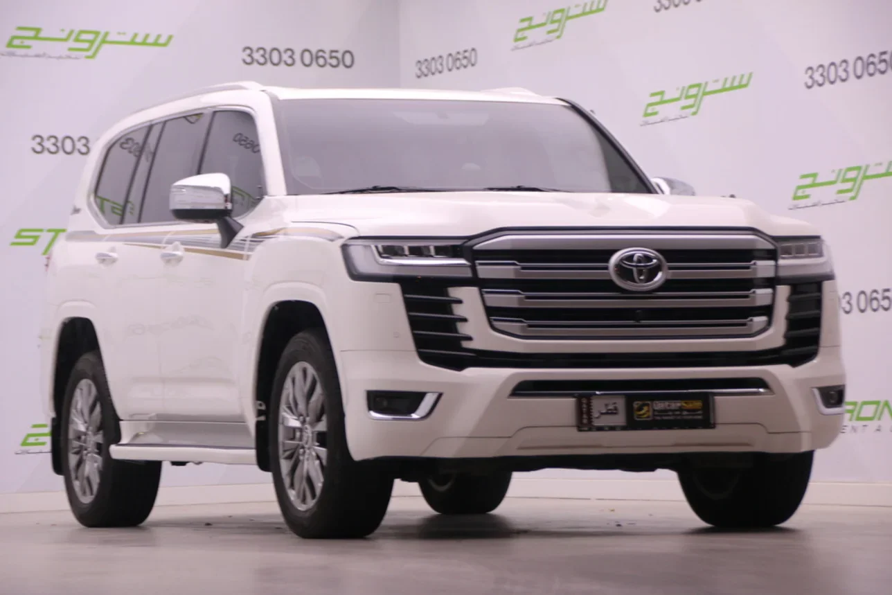 تويوتا  لاند كروزر  في اكس توين توربو  2022  اوتوماتيك  80,000 كم  6 سلندر  دفع رباعي  اس يو في  أبيض  تحت الضمان