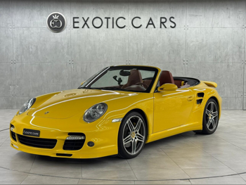 Porsche  911  Turbo  2008  Automatic  62,000 Km  6 Cylinder  Rear Wheel Drive (RWD)  Convertible  Yellow