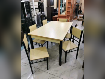 Tables & Sideboards Table & Chairs  - Melamine Wood  - Beige