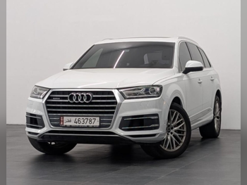 Audi  Q7  35 TFSI Quattro  2018  Automatic  92,080 Km  6 Cylinder  Four Wheel Drive (4WD)  SUV  White