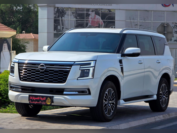 نيسان  باترول  بلاتينيوم تيربو  2025  اوتوماتيك  22,000 كم  6 سلندر  دفع رباعي  اس يو في  أبيض  تحت الضمان