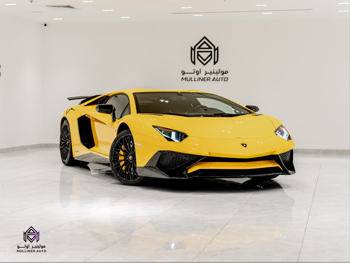 Lamborghini  Aventador  SV  2016  Automatic  50,000 Km  12 Cylinder  All Wheel Drive (AWD)  Coupe / Sport  Yellow