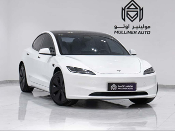 Tesla  Model 3  2024  Automatic  16,200 Km  0 Cylinder  All Wheel Drive (AWD)  Sedan  White  With Warranty