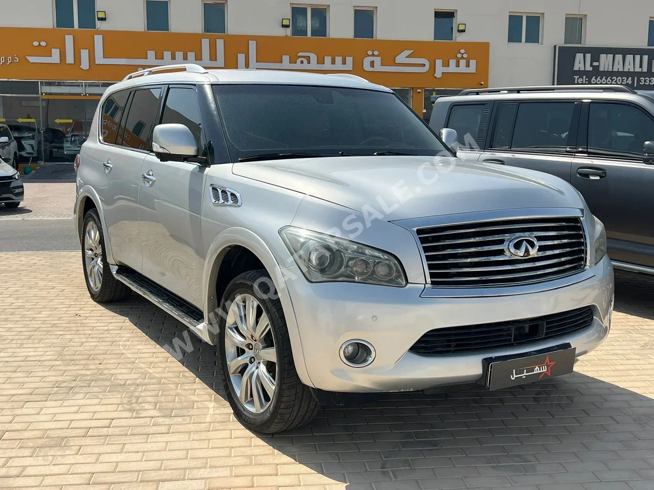 انفنيتي  كيو اكس  56  2012  اوتوماتيك  227,000 كم  8 سلندر  دفع رباعي  اس يو في  فضي