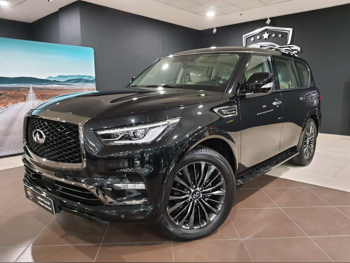 Infiniti  QX  80  2021  Automatic  2,000 Km  8 Cylinder  Four Wheel Drive (4WD)  SUV  Black  With Warranty