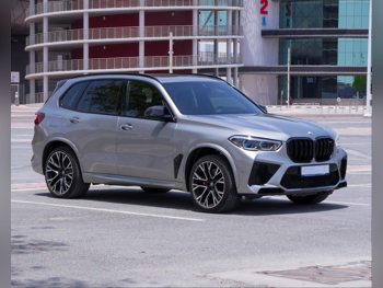 بي ام دبليو  الفئة - اكس  اكس 5 ام كومبيتيشن  2022  اوتوماتيك  37,000 كم  8 سلندر  دفع رباعي  اس يو في  رمادي  تحت الضمان