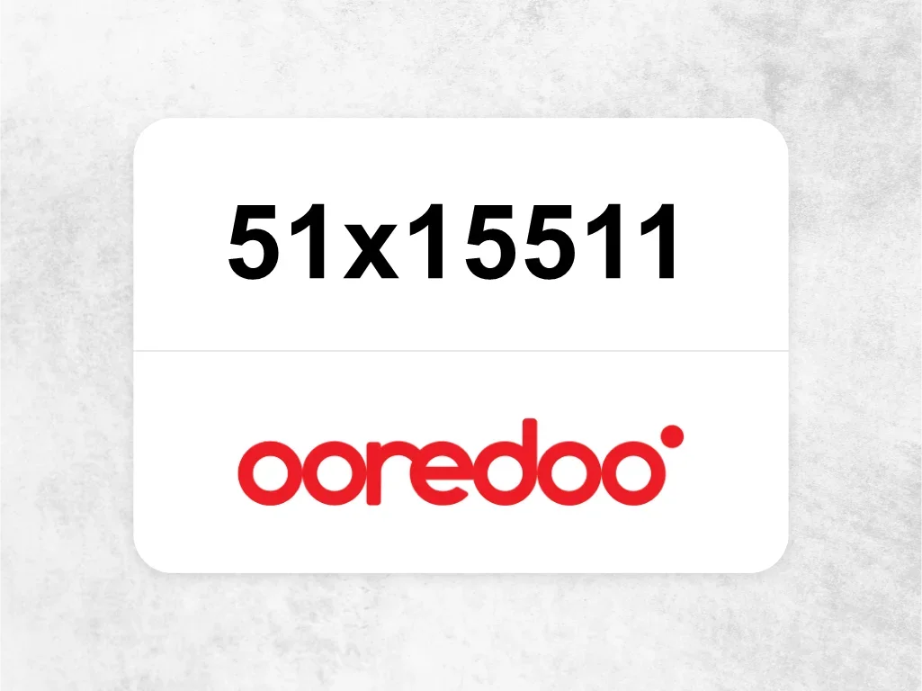 Ooredoo Mobile Phone  51x15511
