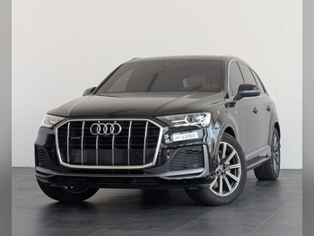 Audi  Q7  55 TFSI  2022  Automatic  30,280 Km  5 Cylinder  All Wheel Drive (AWD)  SUV  Black  With Warranty