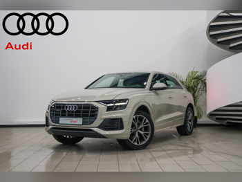 Audi  Q8  2023  Automatic  54,000 Km  6 Cylinder  All Wheel Drive (AWD)  SUV  Beige  With Warranty