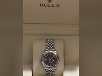 ساعات - رولكس  - ساعات ميكانيكية  - فضة  - ساعات نسائي